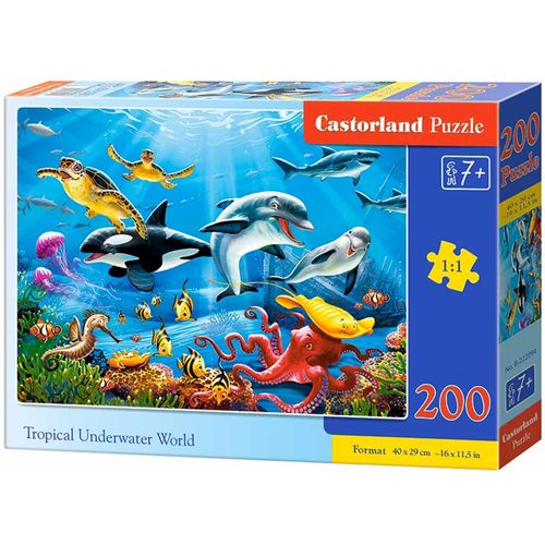 Castorland puzzle tropski podvodni svijet 200kom. slika 3