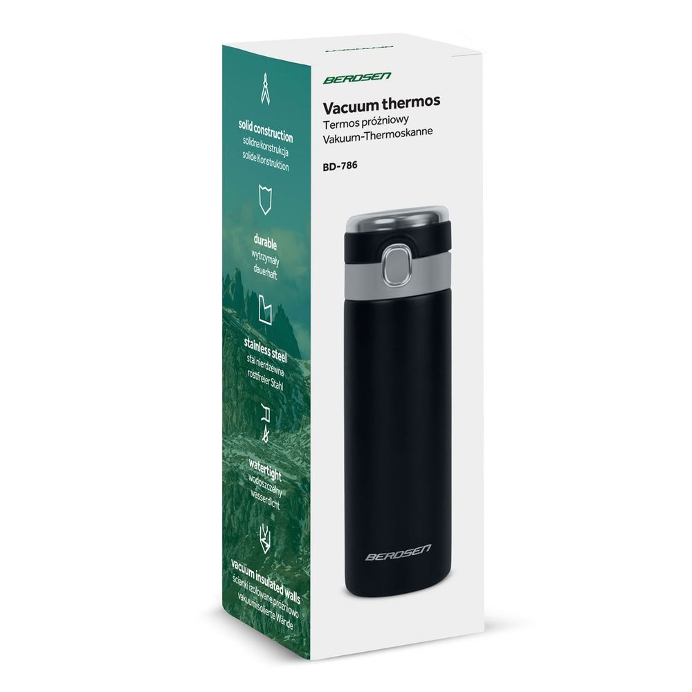 Vakuumska termosica 450 ml BD-786 crna slika 4