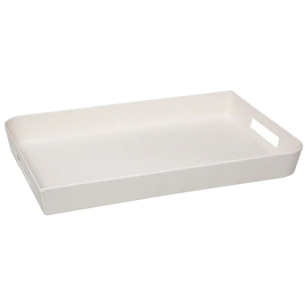 FIVE tacna MODERN - 45x30x5 cm - melamin - bijela slika 1