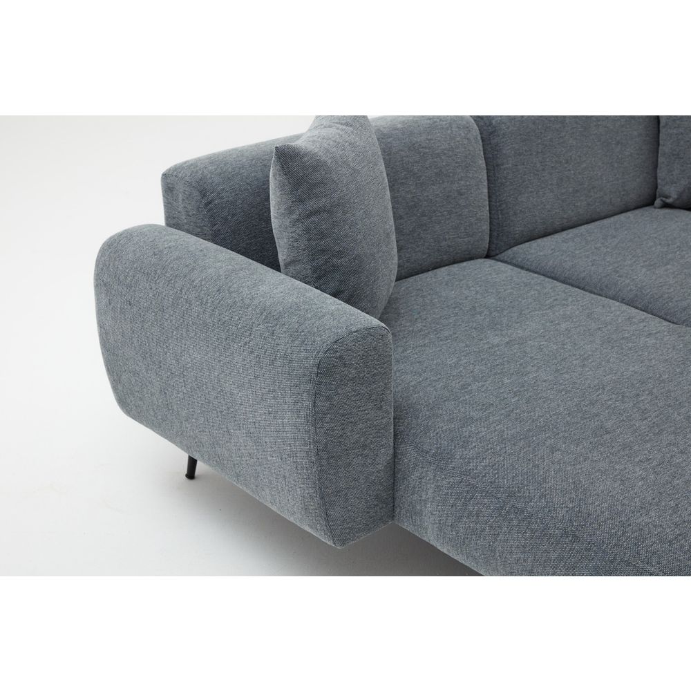 Ugaona Sofa 'Side Left' - Antracit Boja slika 6