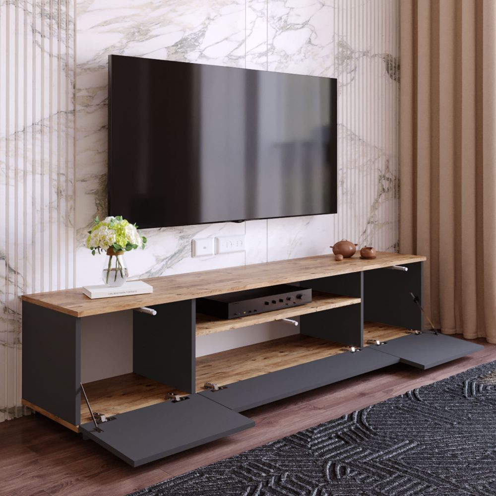 TV Stalak FR7 - AA Atlantic Pine : antracit slika 5