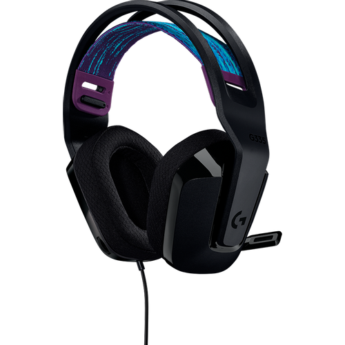 Logitech G335 Wired Gaming Headset - BLACK - 3.5 MM slika 3