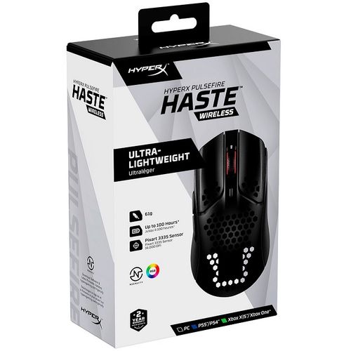 HyperX Haste WirelessGaming Mouse (Black) slika 5