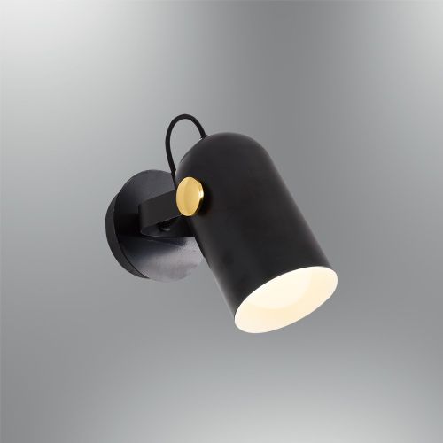 L1563 - Black Black Wall Lamp slika 1