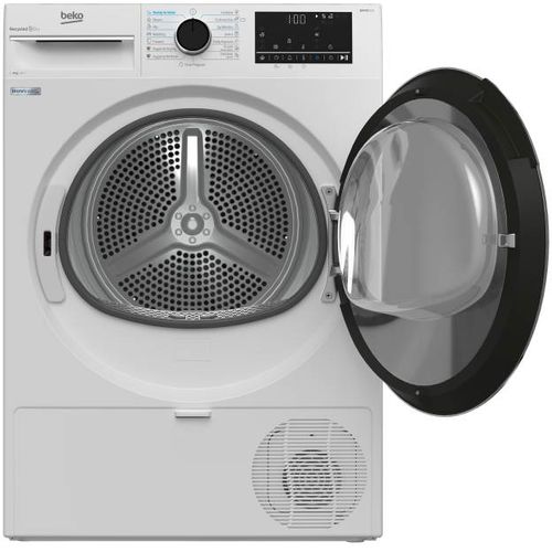 Beko B5T 68233 Mašina za sušenje veša, 8 kg, Sa toplotnom pumpom, Dubina 60.5 cm, Bela slika 3