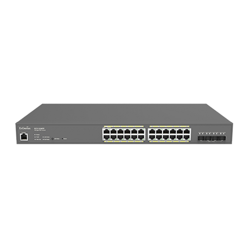 Cloud Managed Switch 24-port GbE PoE.at 410W 4x10Gb SFP+ L2 19i slika 2