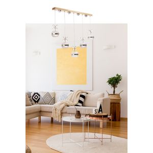 Prenses 8726-3 Gold Chandelier