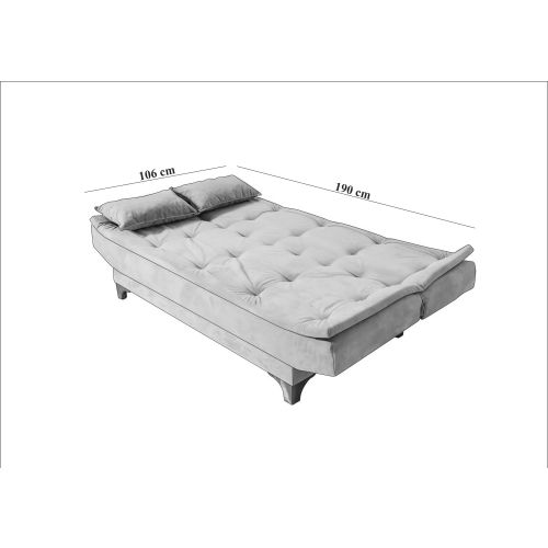 Kelebek - Blue Blue 3-Seat Sofa-Bed slika 8