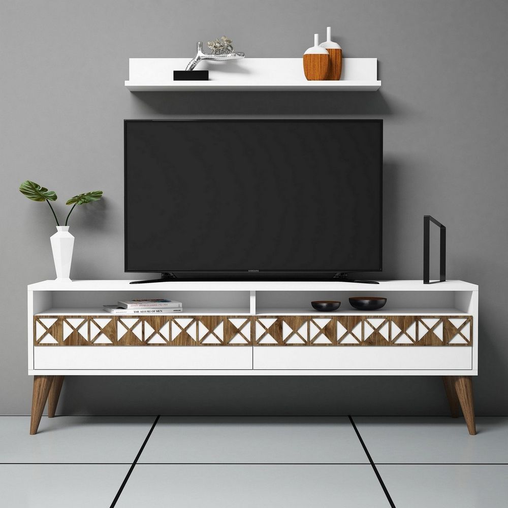 Line - Bijela TV Komoda slika 2