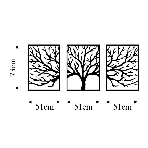 Wallity Metalna zidna dekoracija, Monumental Tree 16 slika 5