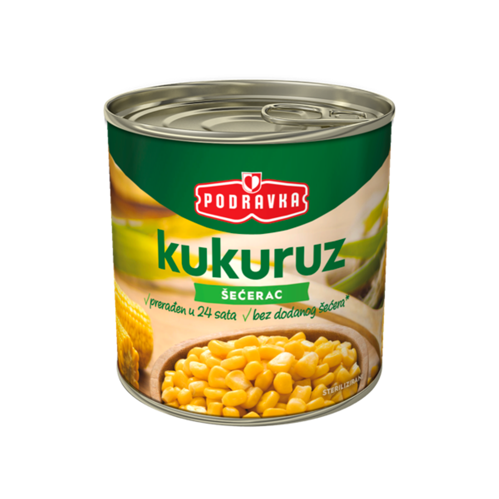 Podravka Kukuruz Šećerac 340g slika 1