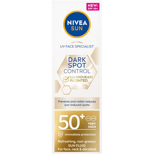 Nivea Sun Luminous face krema SPF50+ 40 ml slika 2