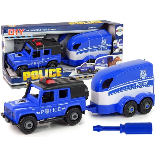 Dječji DIY set policijski transporter za konja slika 2