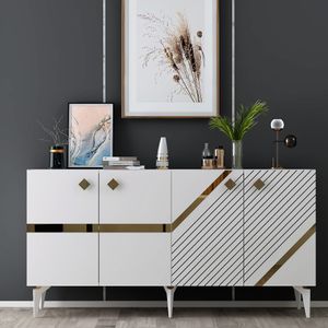 Iris - White, Gold White
Gold Console