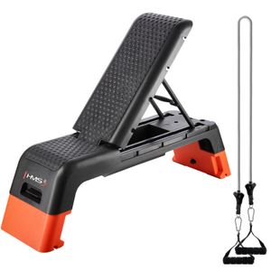 As009 pro podesiva aerobna step s funkcijom klupe komercijalna hms