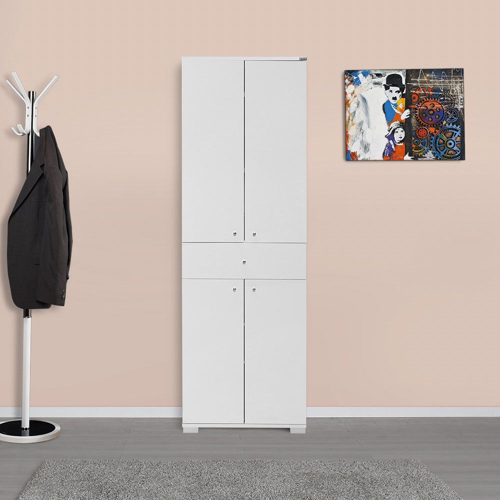 Višenamjenski ormar ADR-441-PP-1 u bijeloj boji slika 1