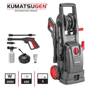 Kumatsugen KPW150 perač pod visokim pritiskom 150 bara, 2000W, 450L/h sa priborom