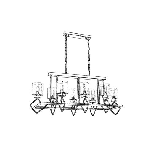 Luster Antiquation AV-1740-8E-YM slika 3