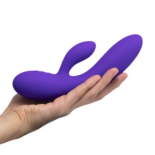 Rabbit vibrator FeelzToys - Lea, ljubičasti (svjetlucavi) slika 9