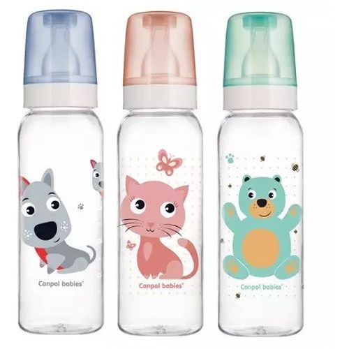 CANPOL BABY FLASICA 250ML 11/841  "HAPPY ANIMALS" slika 1