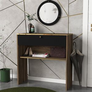 Luis Aynalı WalnutBlack Sideboard