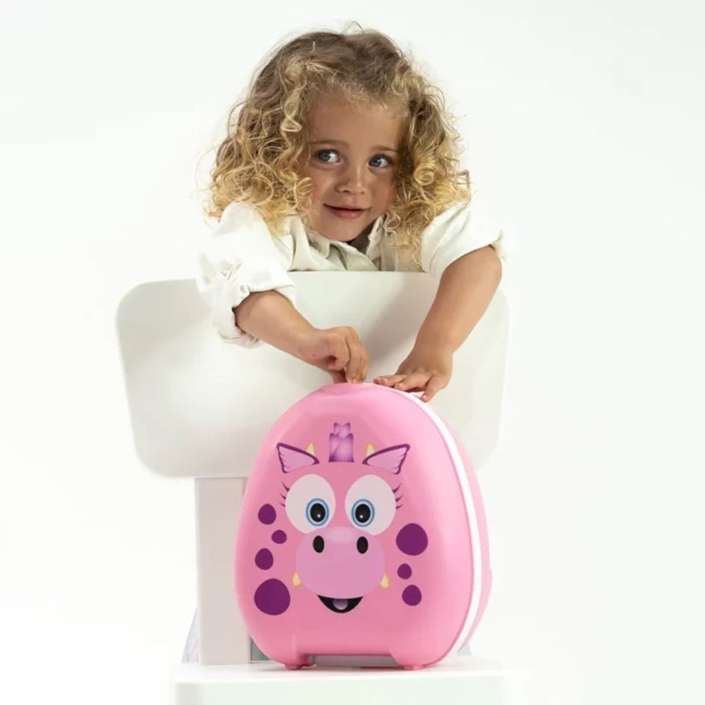 My Carry Potty Prenosiva tuta, Pink Dragon slika 3