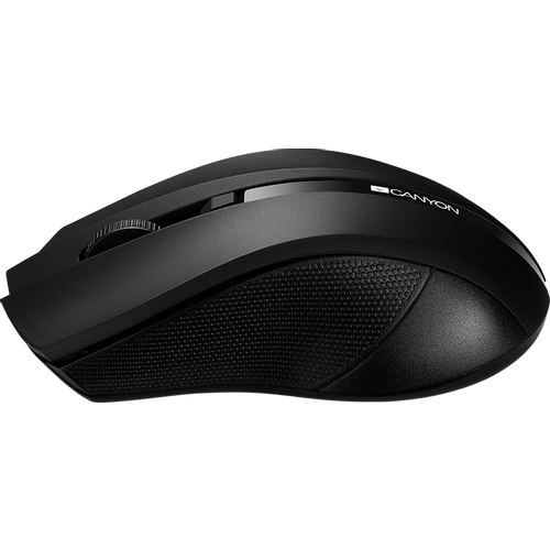 CANYON MW-5 2.4GHz wireless Optical Mouse with 4 buttons, DPI 800/1200/1600, Black, 122*69*40mm, 0.067kg slika 3