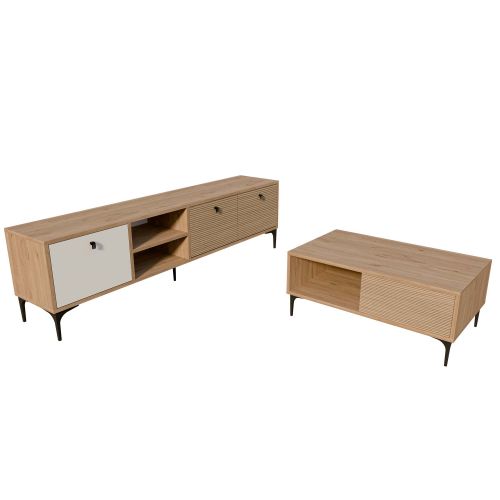 Set 1366-2092 Oak Living Room Furniture Set slika 5