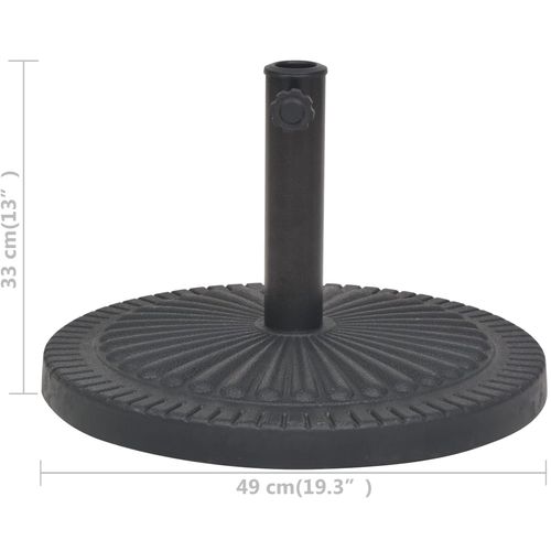 Stalak za Suncobran od Smole Okrugli Crni 14 kg slika 46