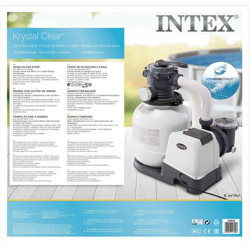 Intex Krystal Clear crpka s pješčanim filtrom 26646GS 7,9 m³/h slika 10