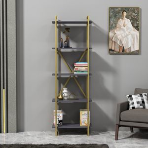 Elston 600 2 - Gold, Anthracite Gold
Anthracite Bookshelf