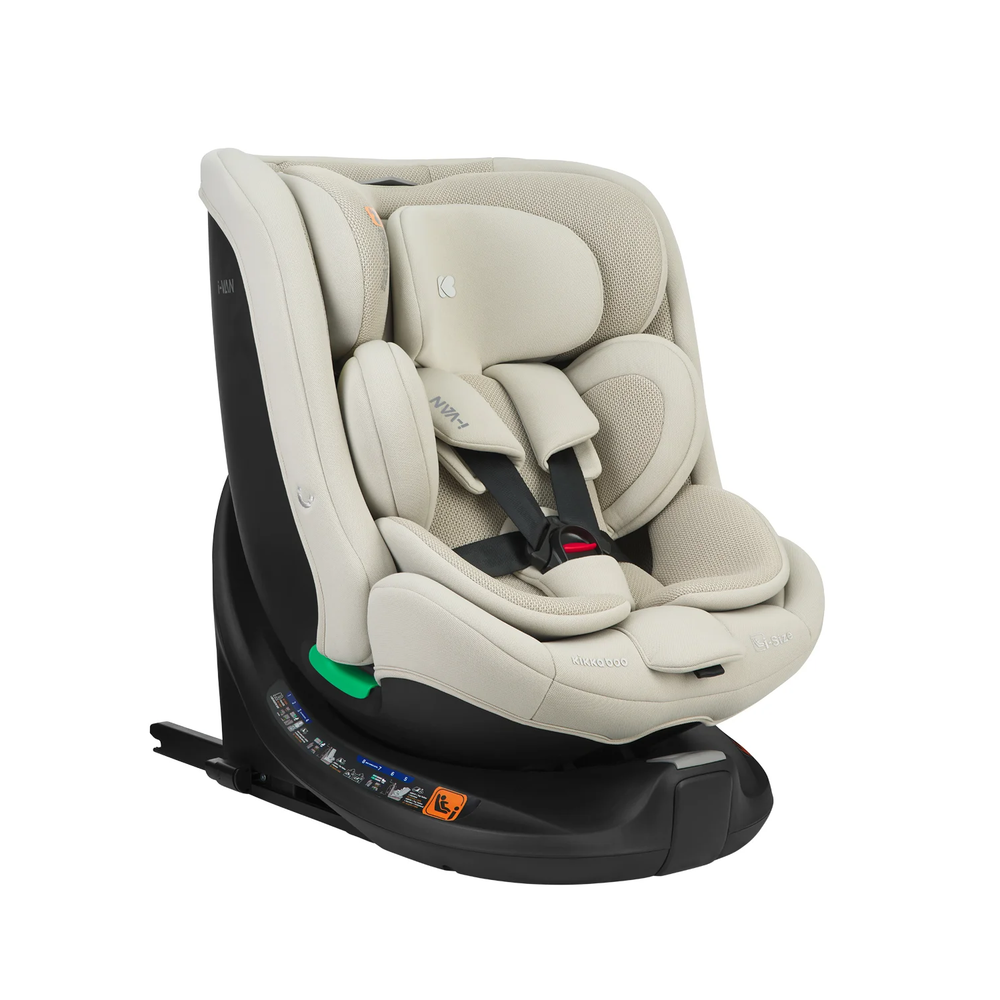 Kikka Boo Rotirajuća autosjedalica 40-150cm I-Van i-Size Isofix, Light Beige slika 1