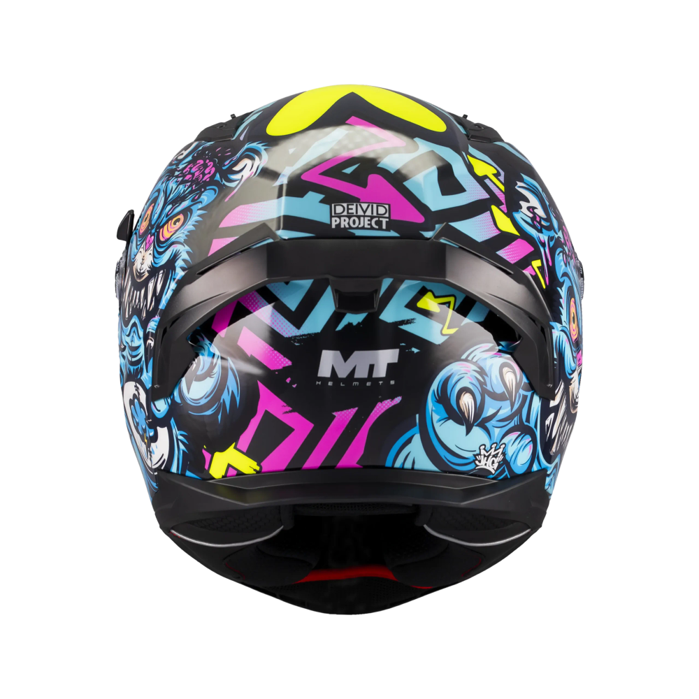 MT Helmets vizir za moto kacigu Breaker SV Crazy Teddy B7 Gloss slika 5
