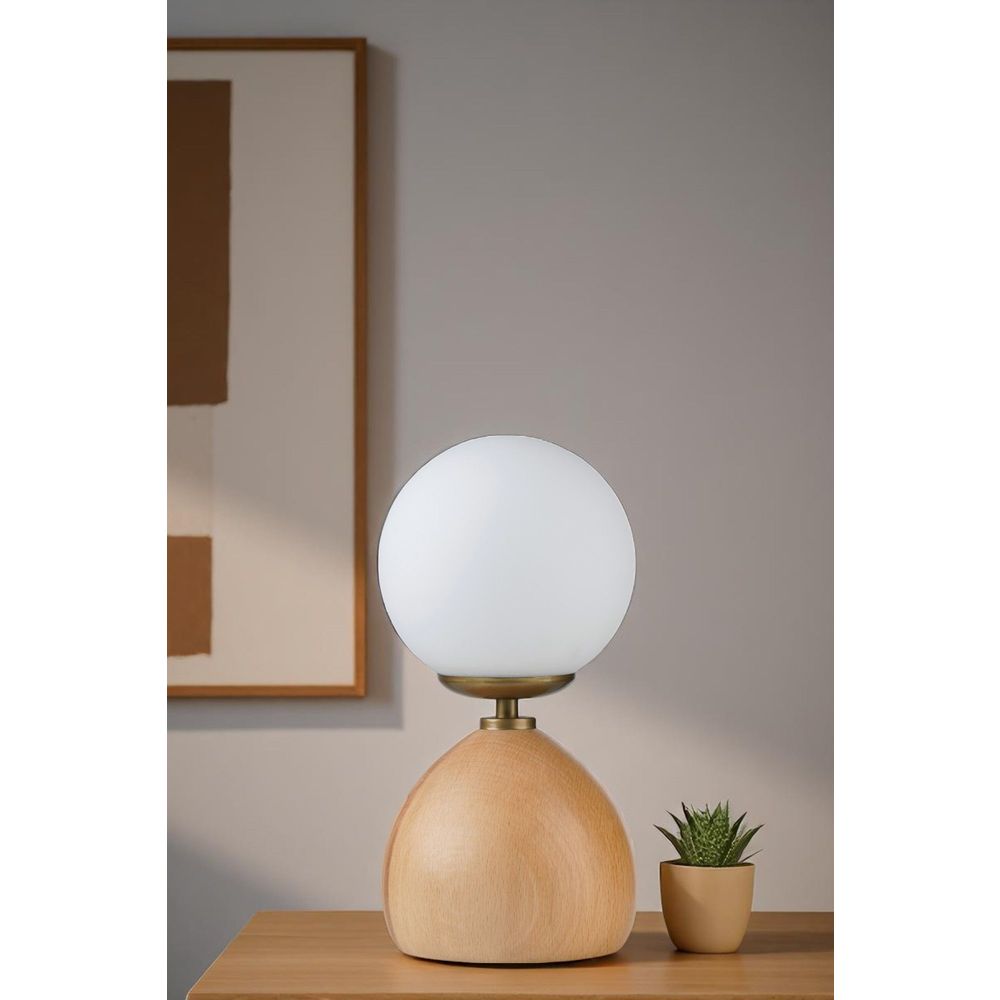 Lampa za sto 8898-7 u bijeloj, crnoj i hrastovoj boji slika 1