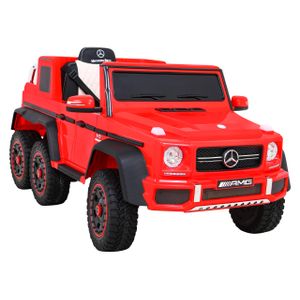 Licencirani auto na akumultor Mercedes G63 6x6 AMG - crveni