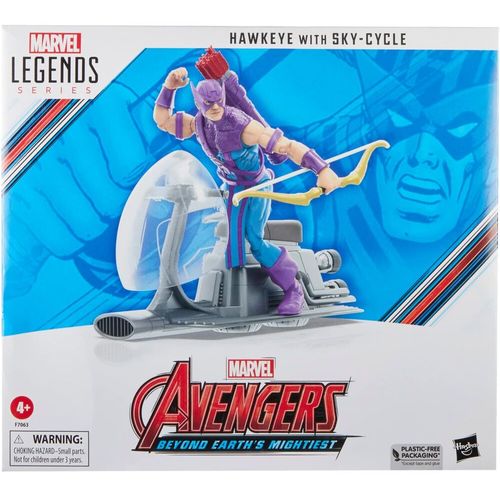 Marvel Avengers Beyond Earths Mightiest Hawkeye with Sky-Cycle figure 15cm slika 10