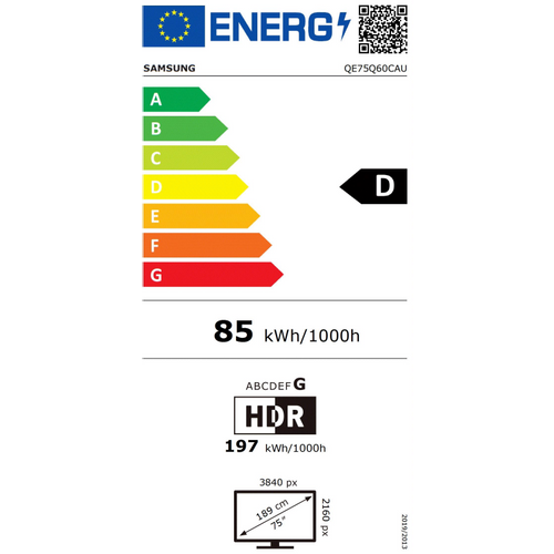 Samsung televizor QLED TV QE75Q60CAUXXH slika 2