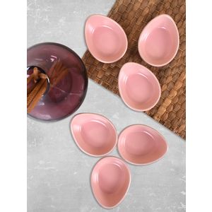 Hermia Concept Set posudica za umake, Mini Gondola Light Pink Snack - Sauce 8 Cm 6 Pieces