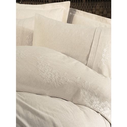 Forbes Cream Double Quilt Cover Set slika 2