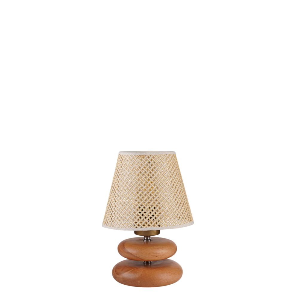Opviq Stolna lampa 941, bež, hrast slika 4