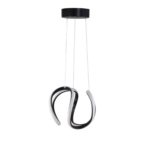 Venaticorus Black-White Light Black Chandelier slika 4