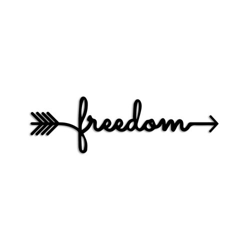 Wallity Metalna zidna dekoracija Freedom slika 5