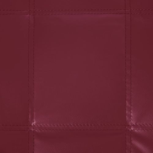 Masažni ležaj od umjetne kože s jastukom crvena boja vina slika 47