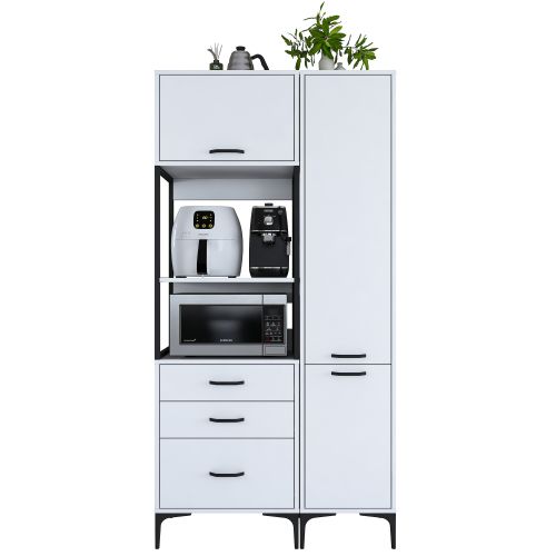 JE143 - 3113 White Multi Purpose Cabinet slika 10