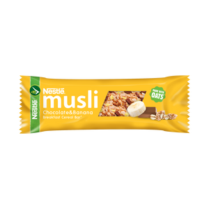 NESTLÉ MUSLI Chocolate & Banana žitna pločica 35g / 12 kom