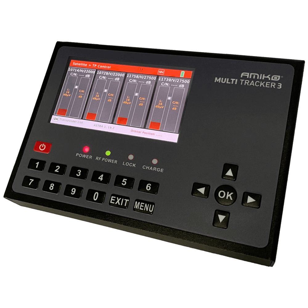 Amiko Mjerni instrument, DVB-S/S2/DVB-T/T2/DVB-C/C2,  AMOLED ekran - MULTITRACKER 3 slika 1