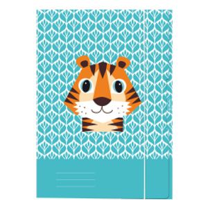 HERLITZ Fascikl s klapnama i gumicom, A3, Tigar