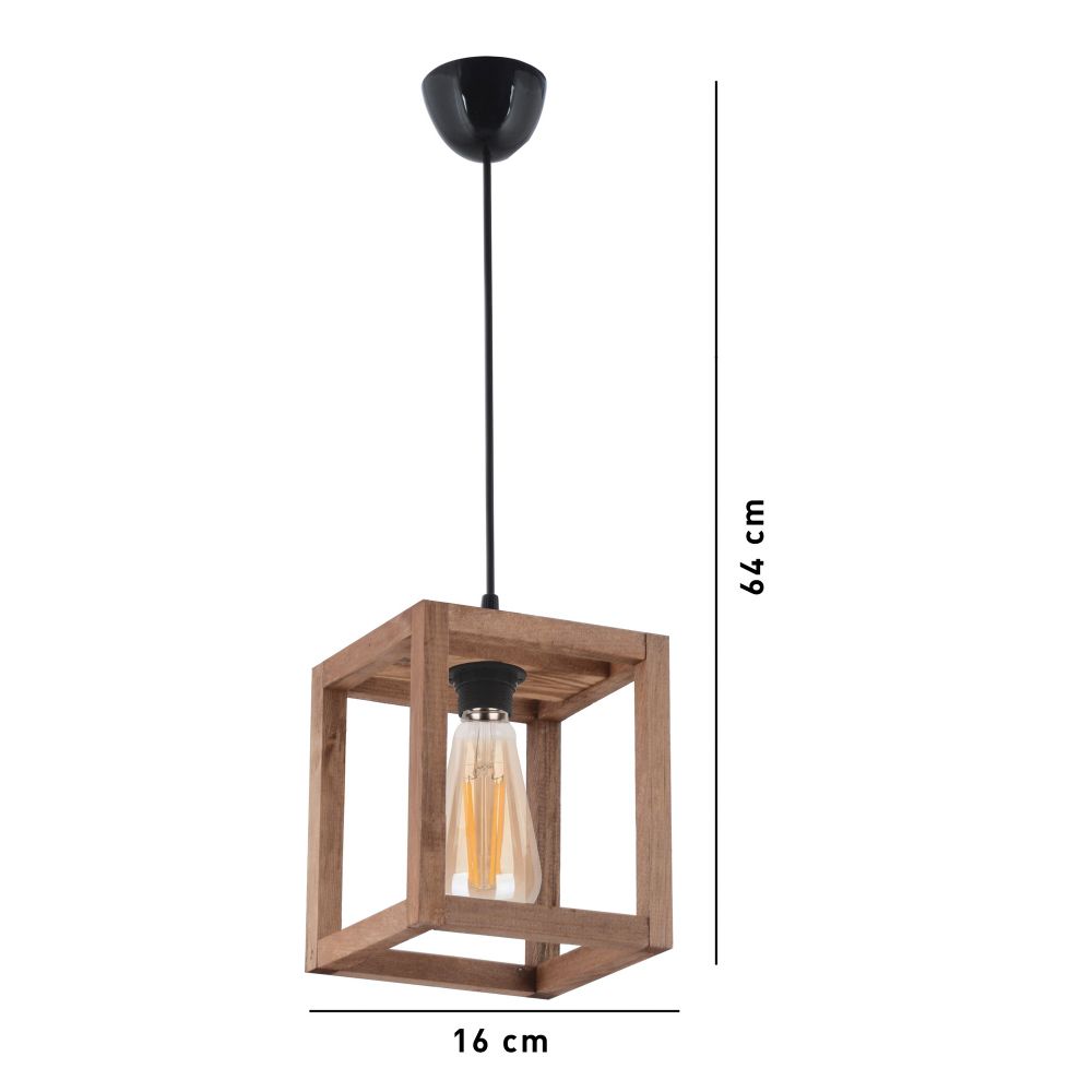 Luster Kocka – Boje: smeđa slika 5