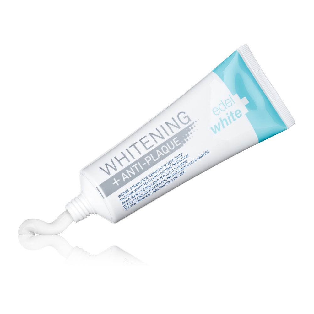 Edel White Pasta za zube Anti-Plaque + Whitening 75ml slika 2