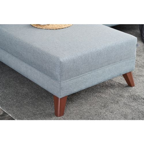 Atelier Del Sofa Kutna garnitura, Plava, Bella Soft Köşe Koltuk Left - Blue slika 5